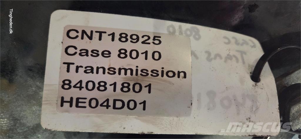 CASE 8010 Предаване