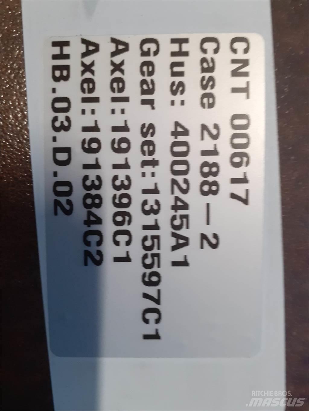 Case IH 2188 Предаване