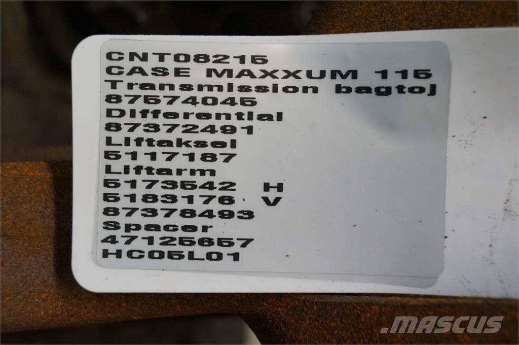 CASE Maxxum 115 Предаване