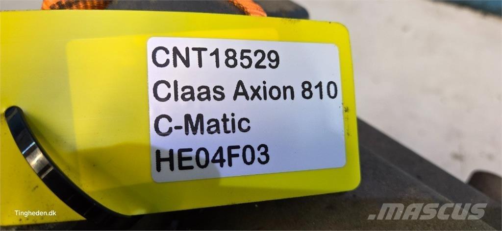 CLAAS Axion 810 Предаване