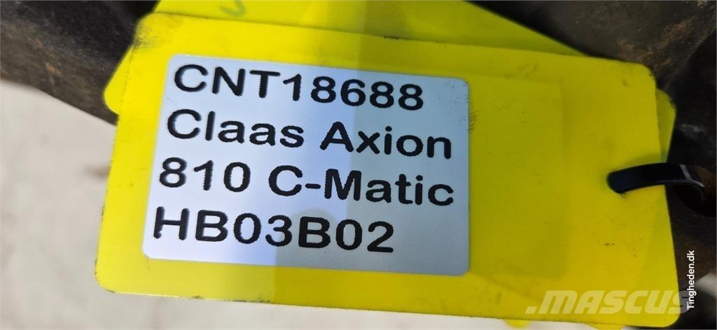 CLAAS Axion 810 Предаване