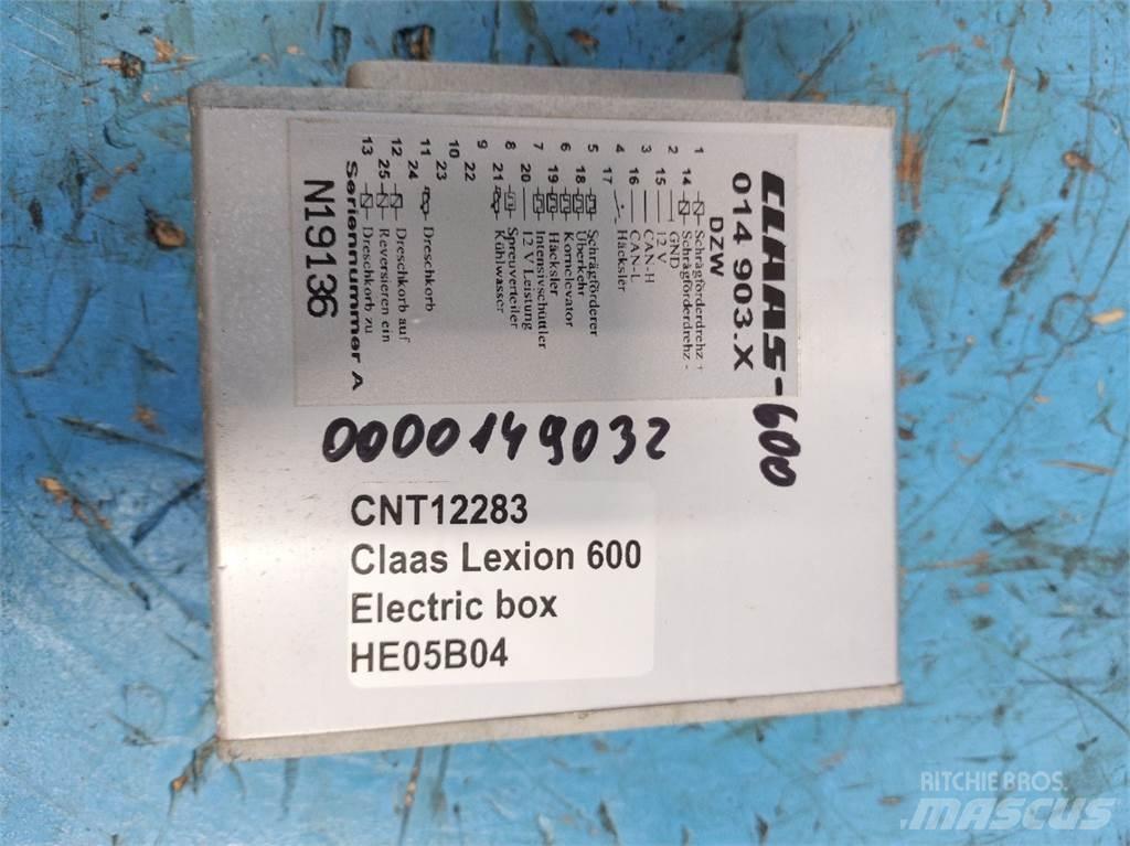 CLAAS Lexion 600 Електроники