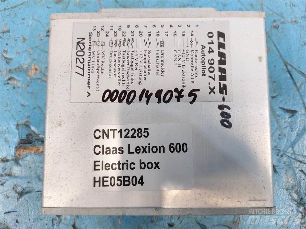 CLAAS Lexion 600 Електроники