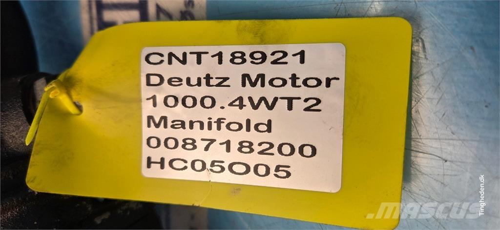 Deutz 1000.4WT2 Двигатели