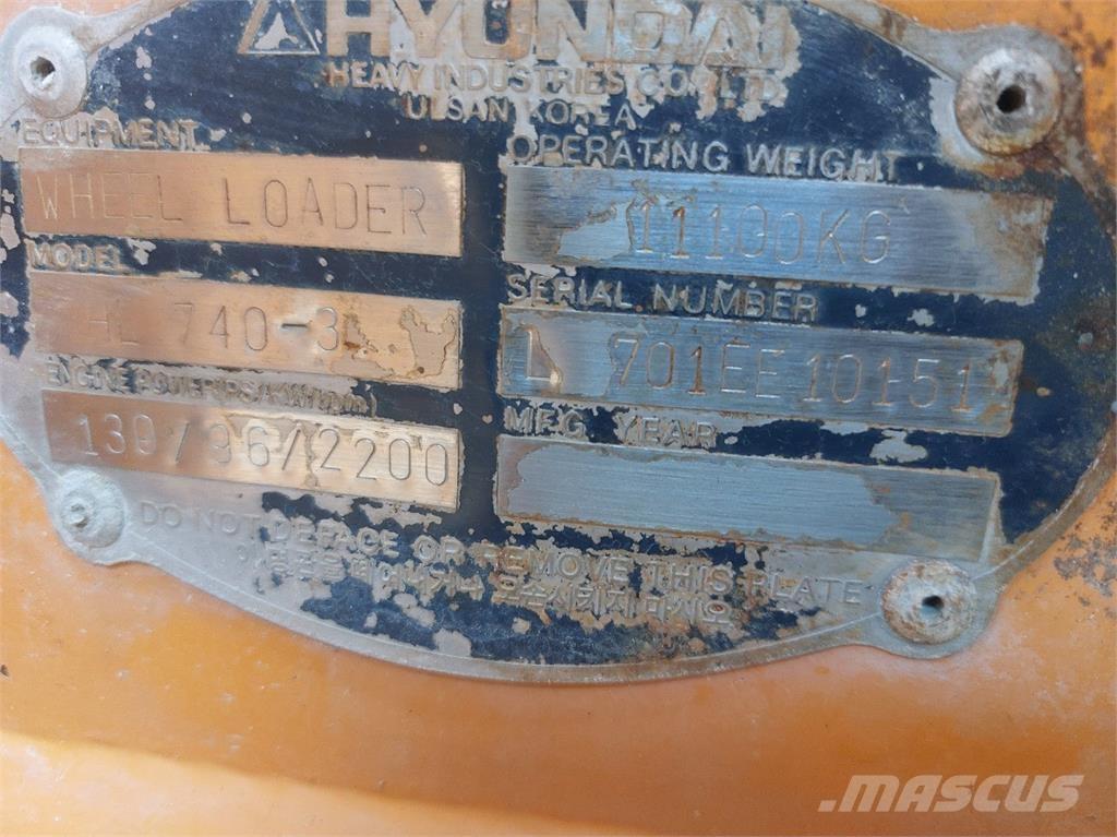 Hyundai HL740-3 Колесни товарачи