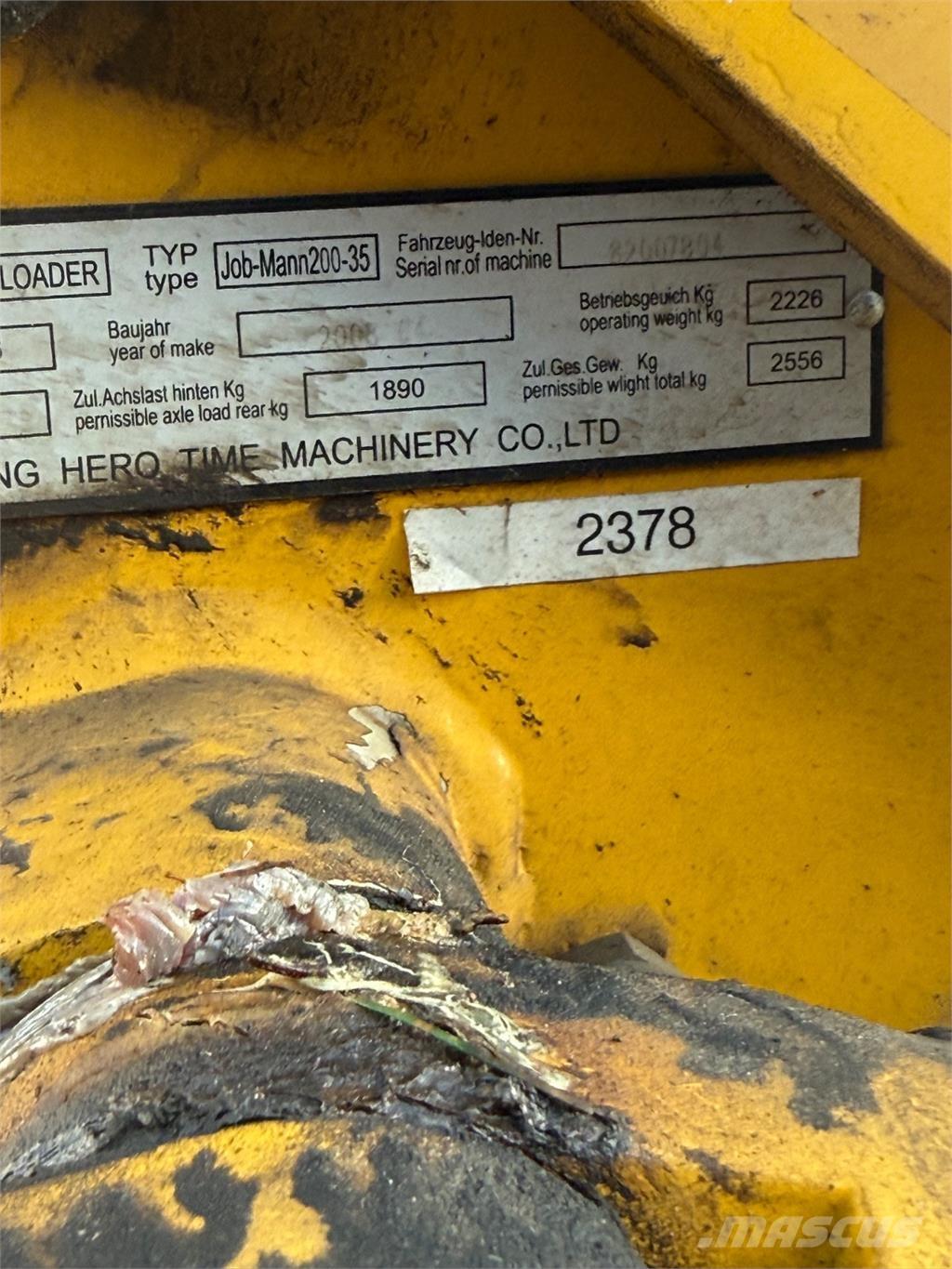 Job-Mann 200-35 Мини товарачи