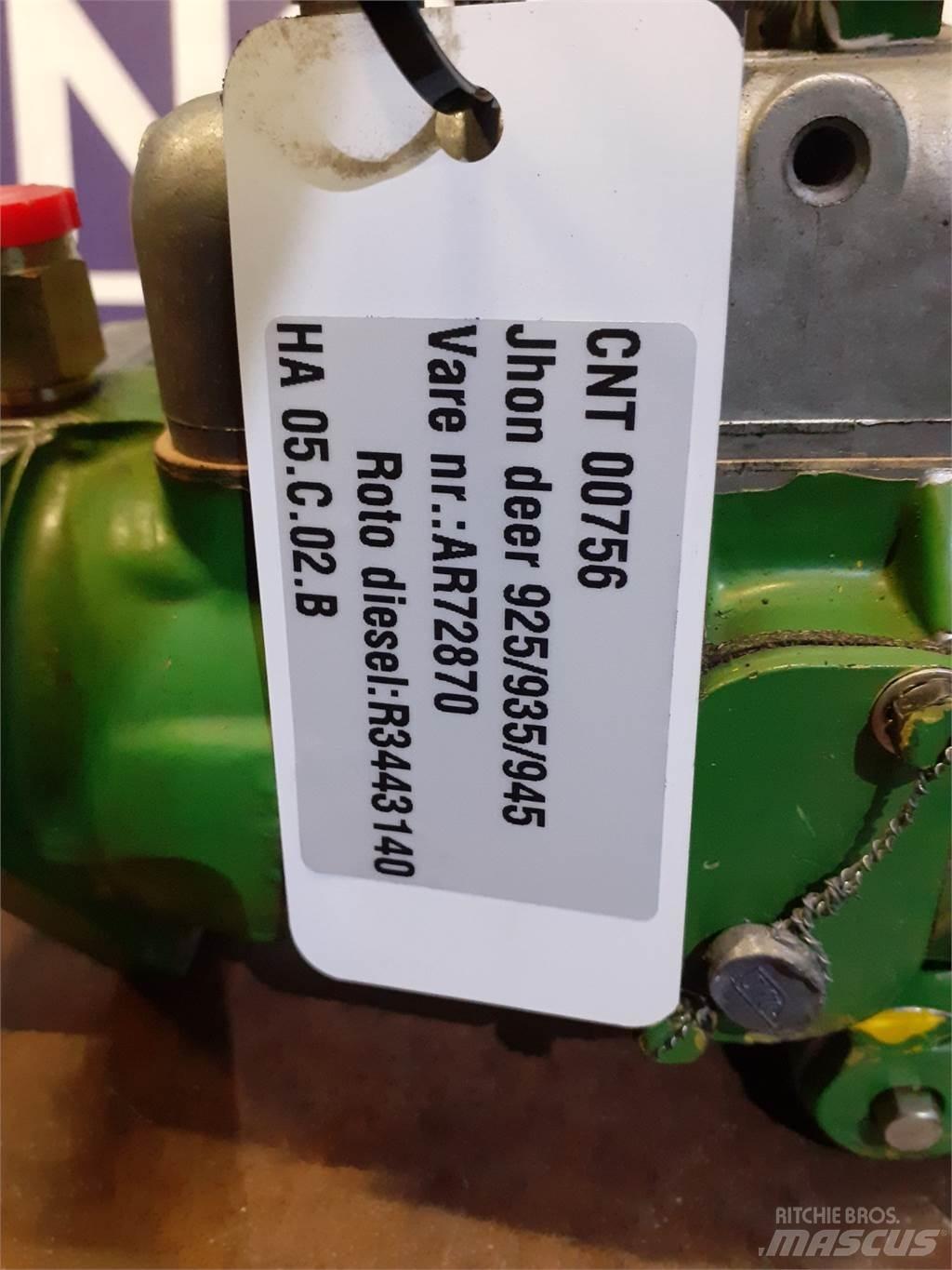 John Deere 935 Двигатели