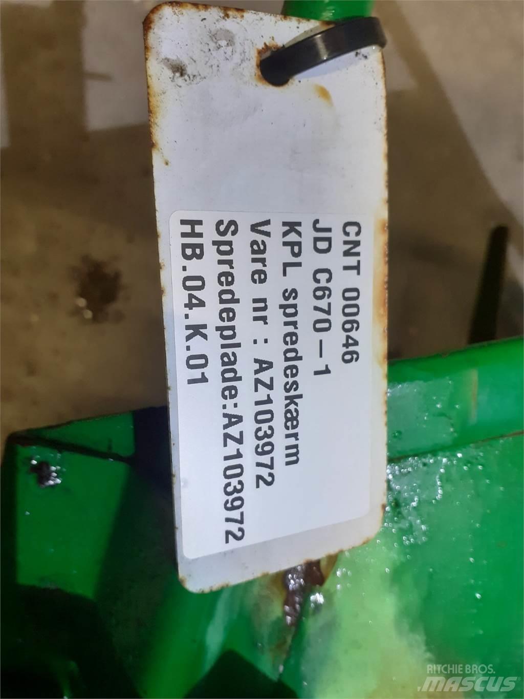 John Deere C670 Аксесоари  за комбайни