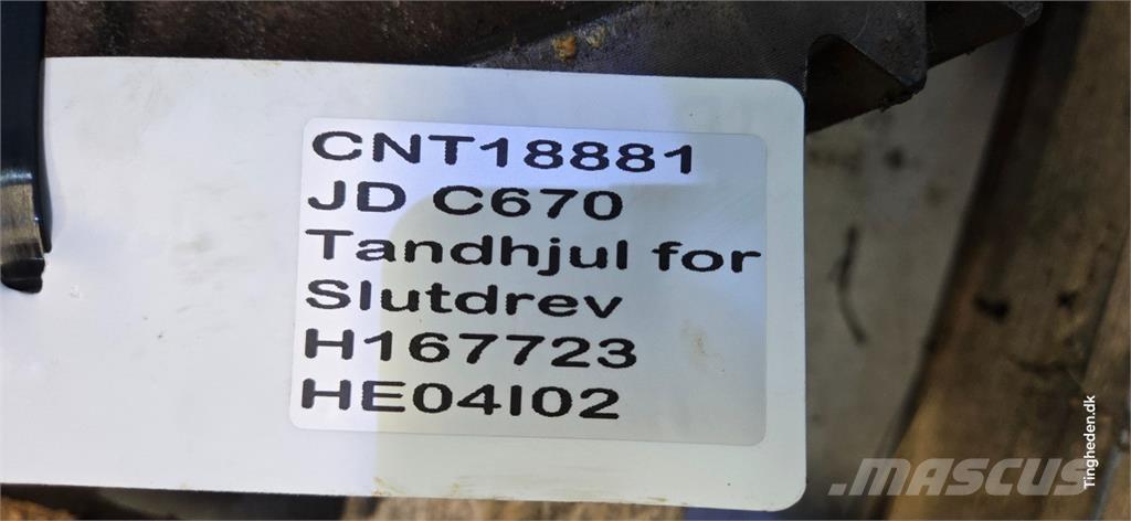 John Deere C670 Аксесоари  за комбайни