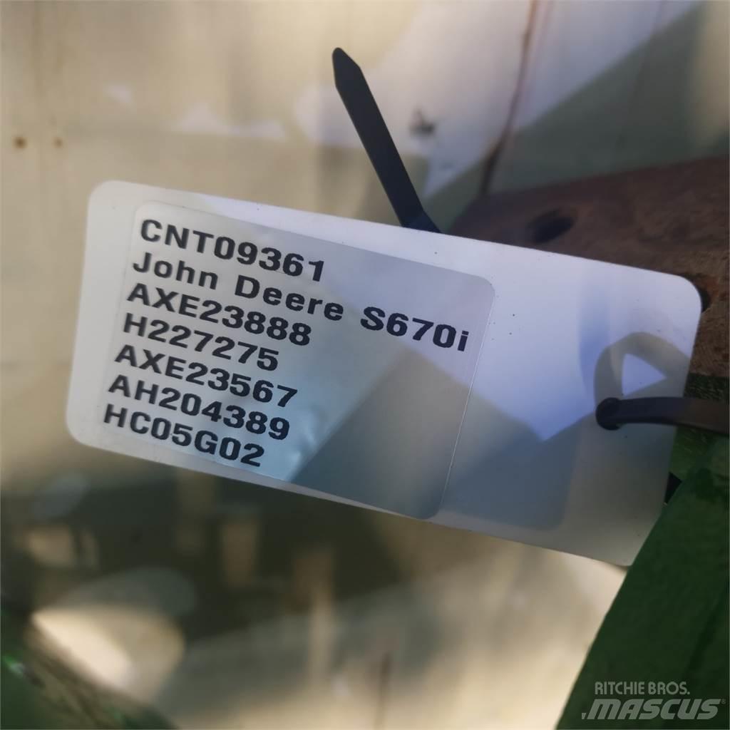 John Deere S670 Селскостопанство - Други