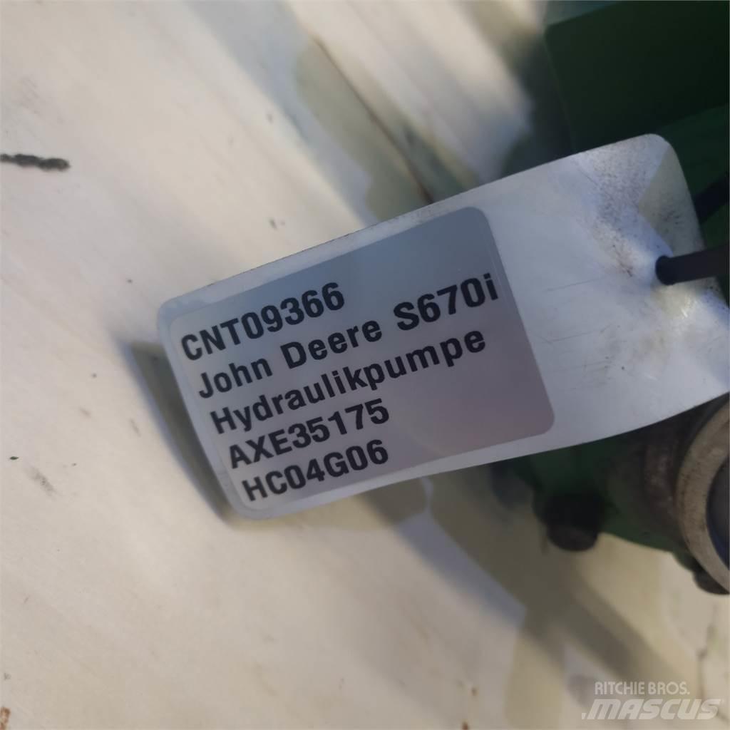 John Deere S670 Хидравлични
