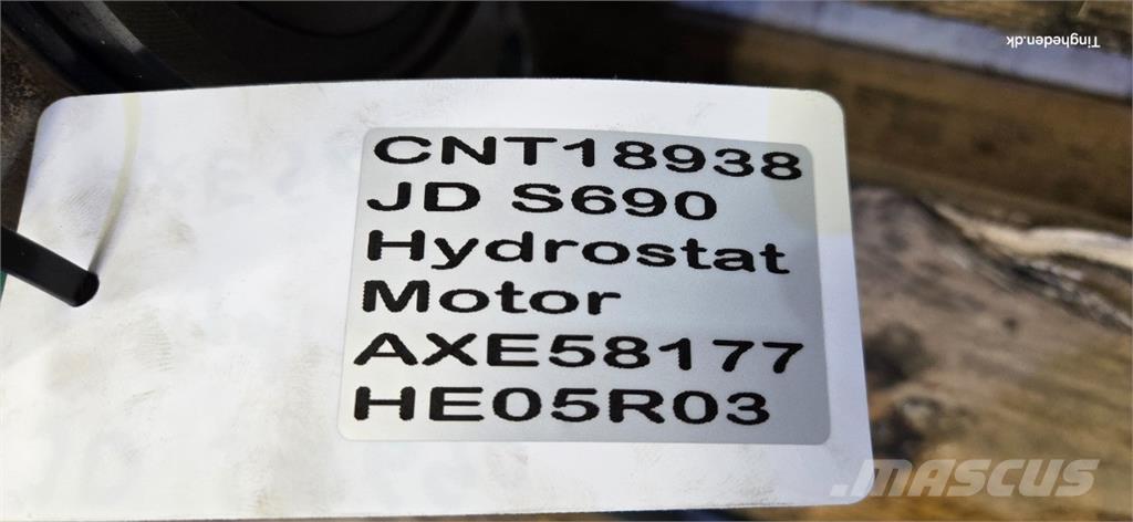 John Deere S690 Хидравлични