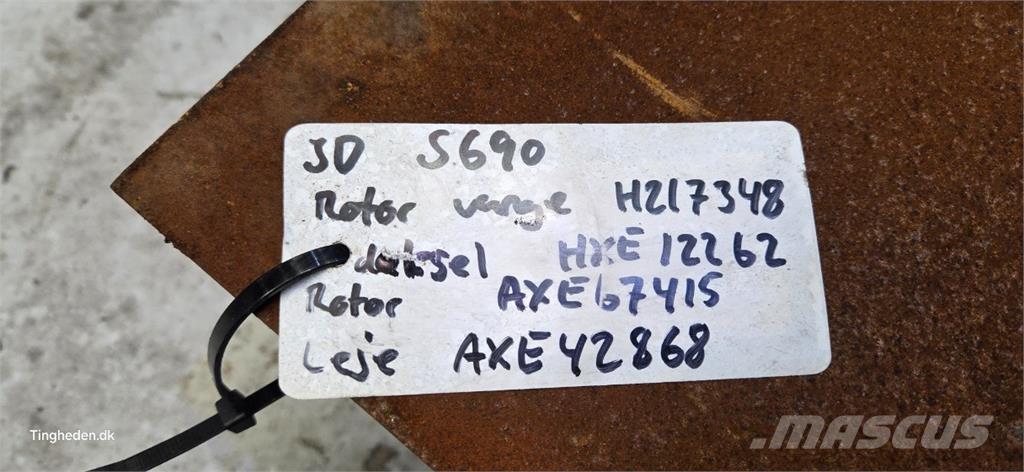 John Deere S690 Аксесоари  за комбайни