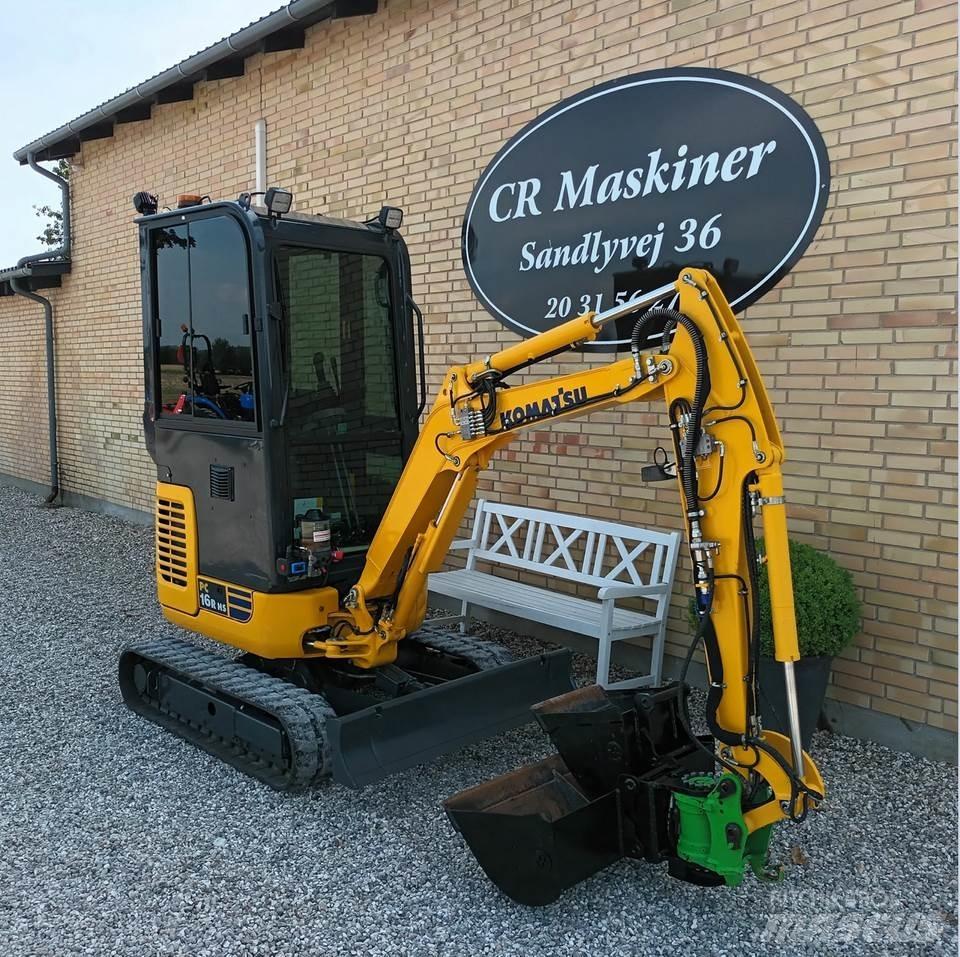 Komatsu pc16r hs Мини екскаватори < 7 т