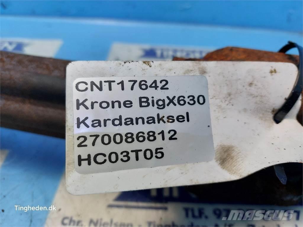 Krone Big X 630 Аксесоари за машини за сено и фураж
