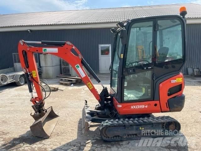 Kubota KX19-4 Мини екскаватори < 7 т