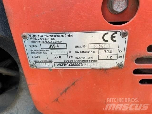 Kubota U55-4 Верижен екскаватор