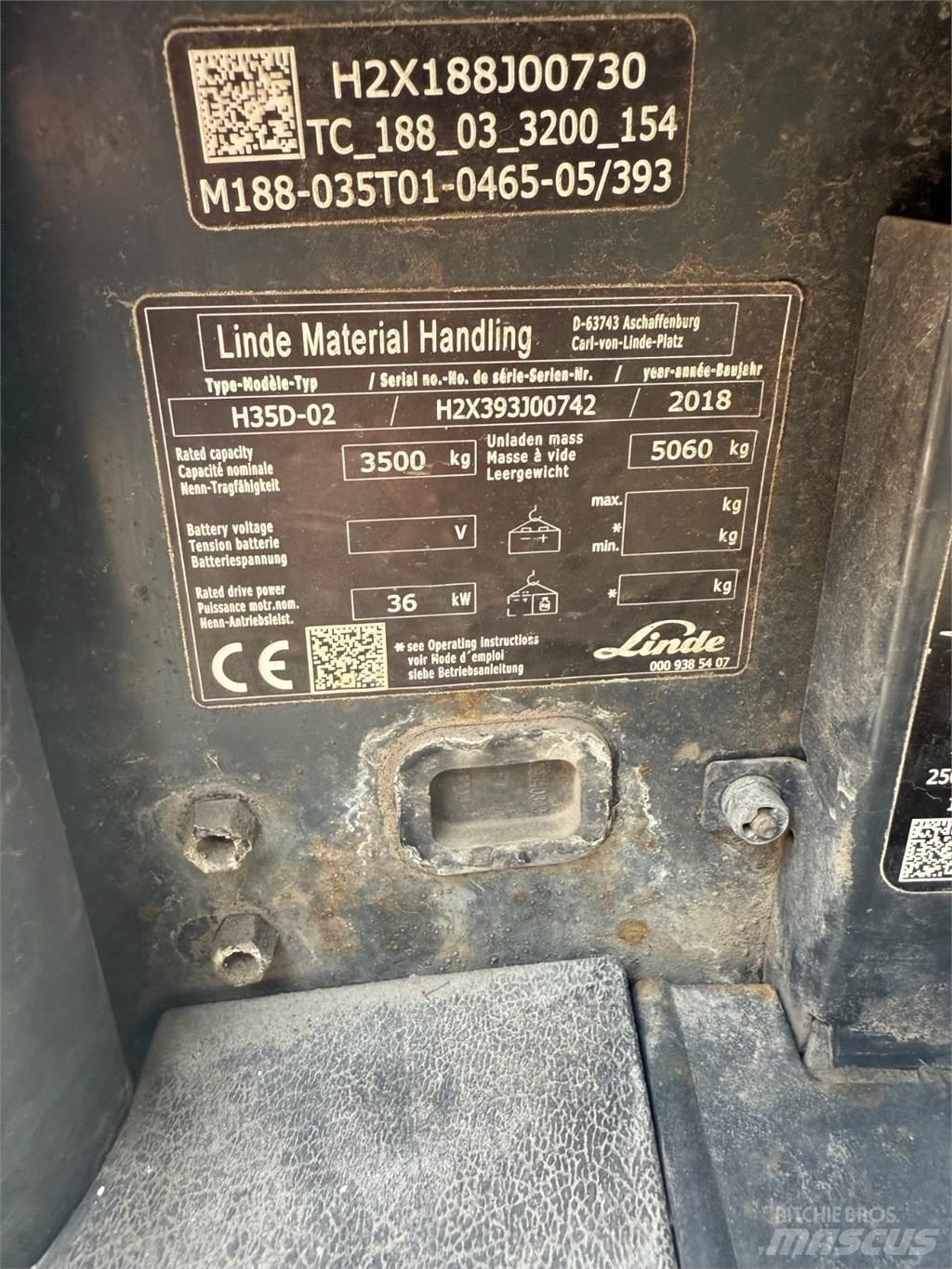 Linde H35D Дизелови камиони