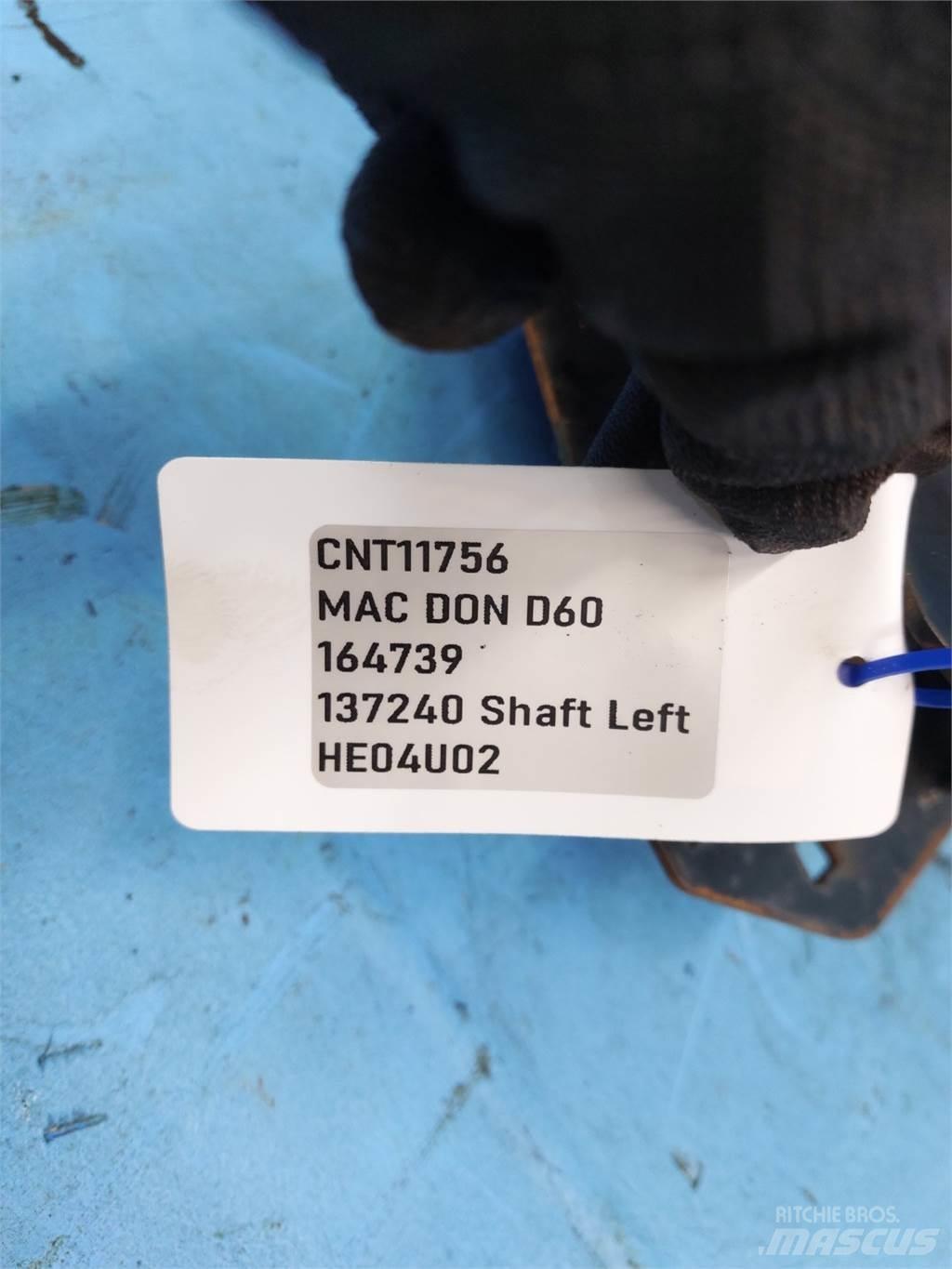 MacDon D60 Аксесоари  за комбайни