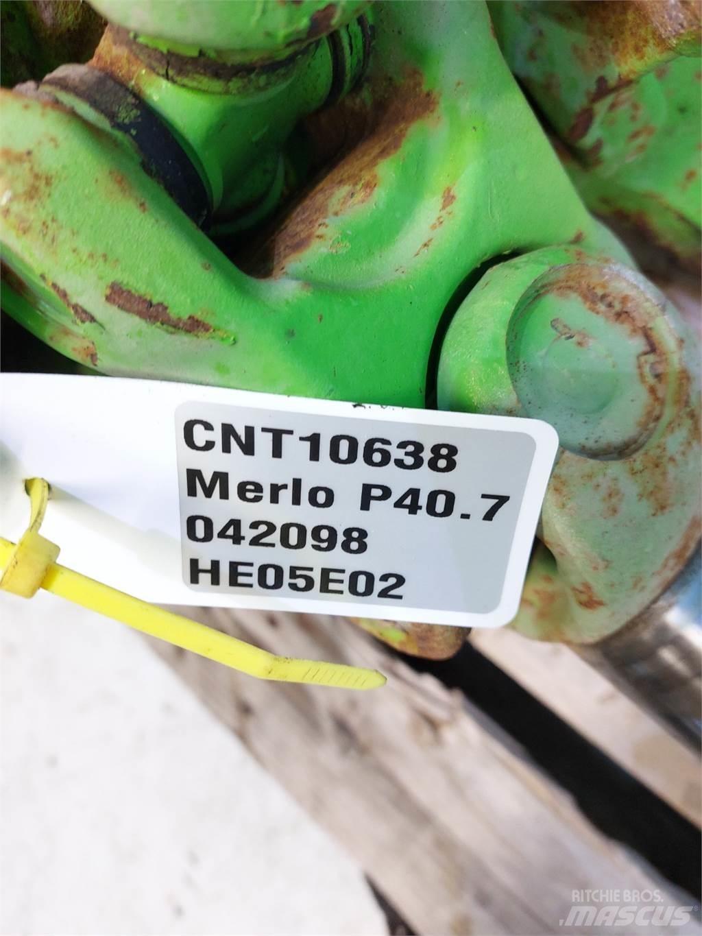 Merlo P40.7 Оси
