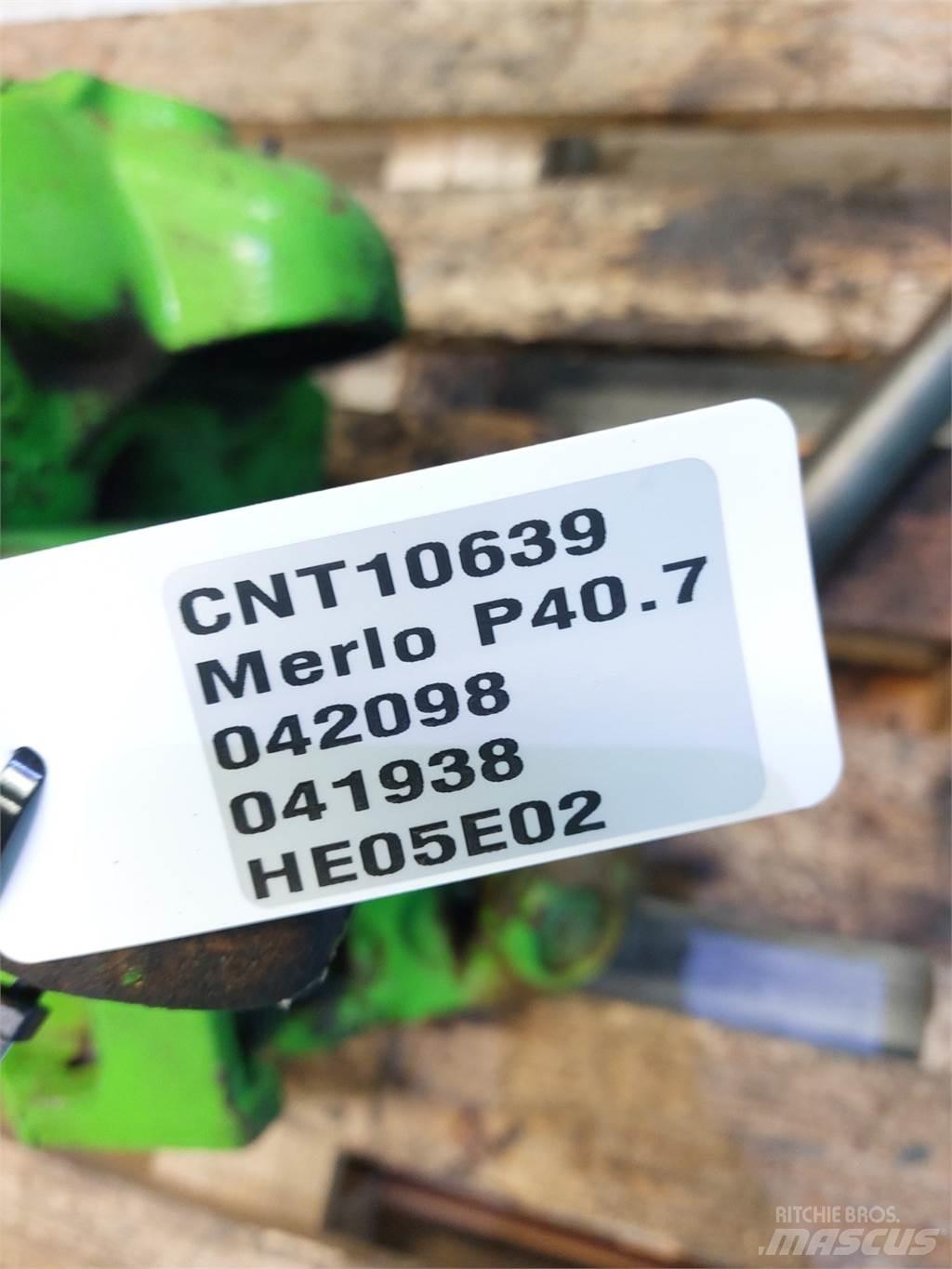 Merlo P40.7 Оси
