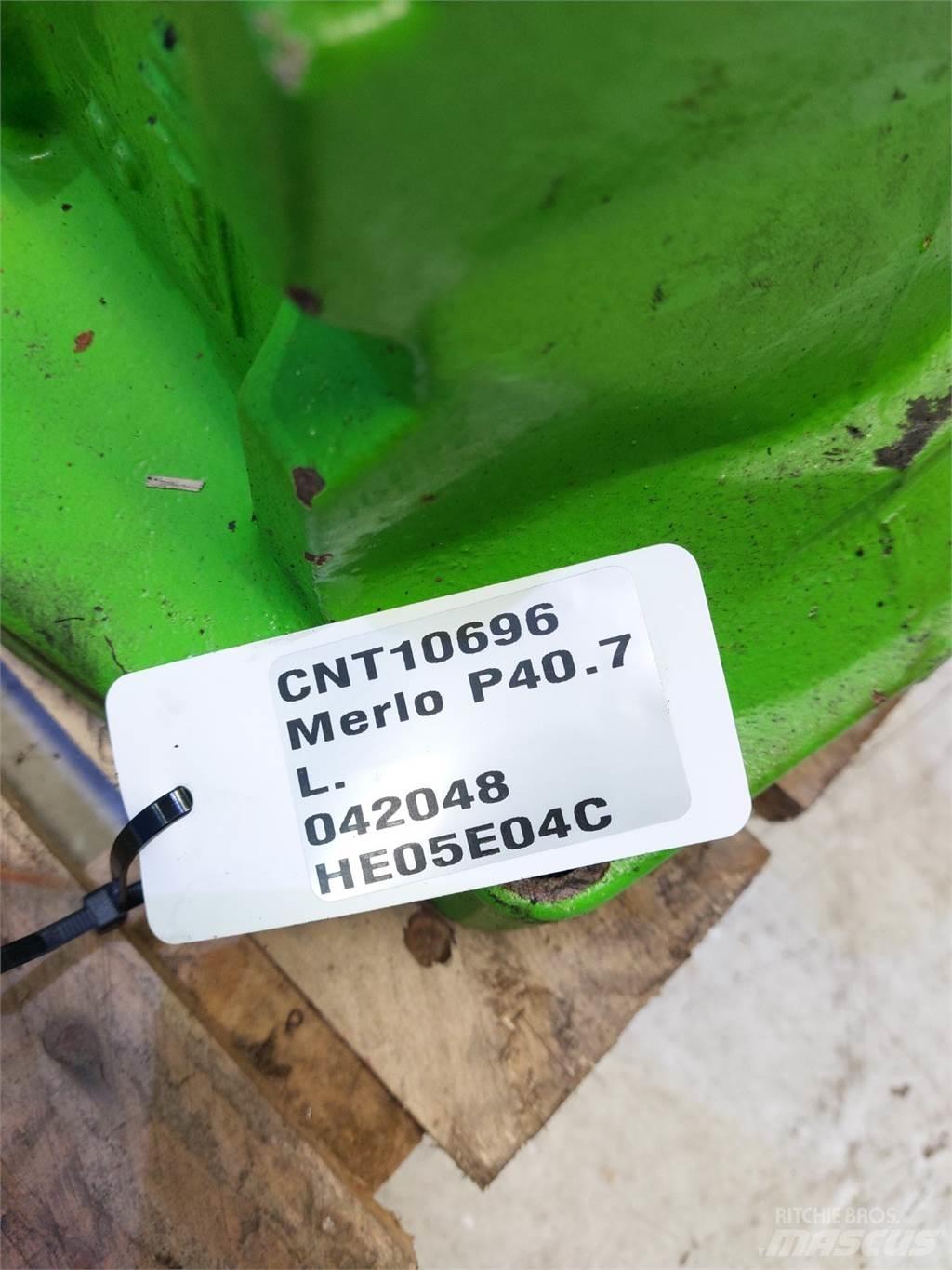 Merlo P40.7 Оси
