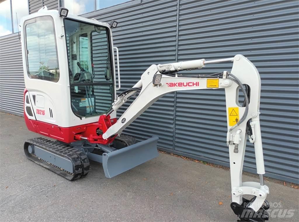 Takeuchi tb216 Мини екскаватори < 7 т