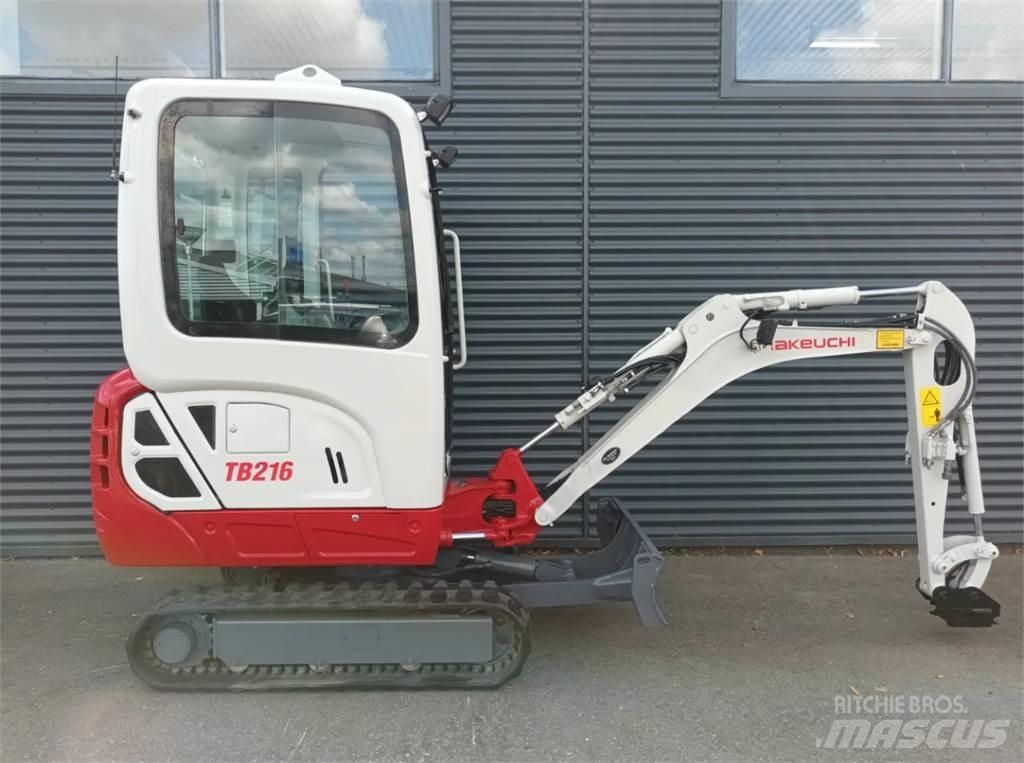 Takeuchi tb216 Мини екскаватори < 7 т