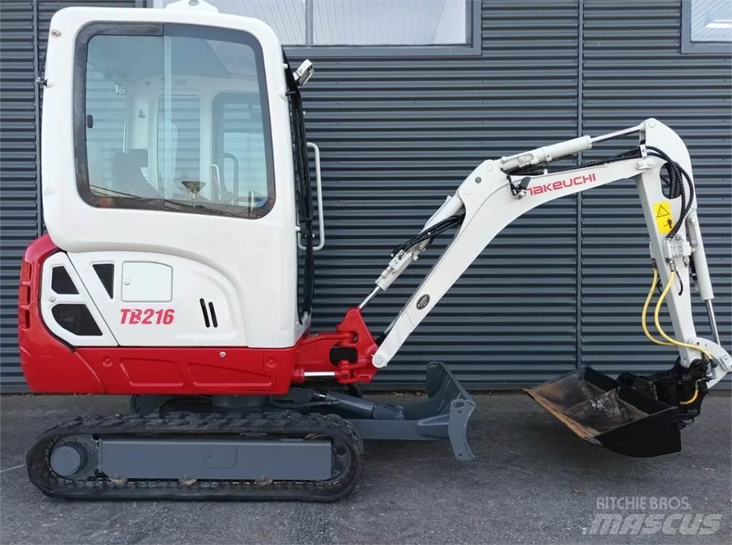 Takeuchi tb216 Мини екскаватори < 7 т