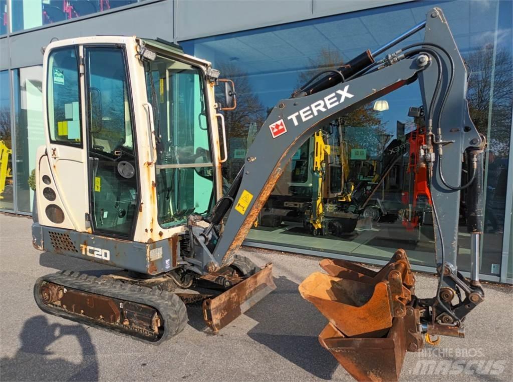 Terex tc20 Мини екскаватори < 7 т