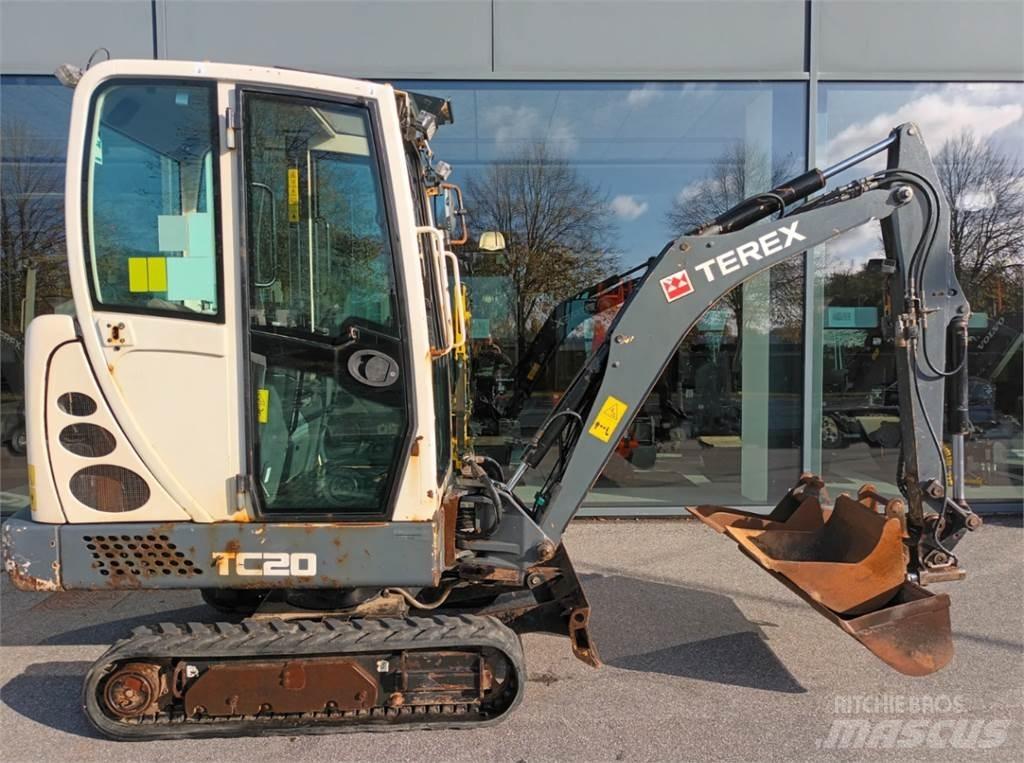 Terex tc20 Мини екскаватори < 7 т