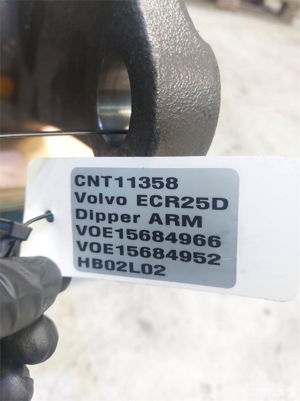 Volvo ECR25D Стрели и рамена
