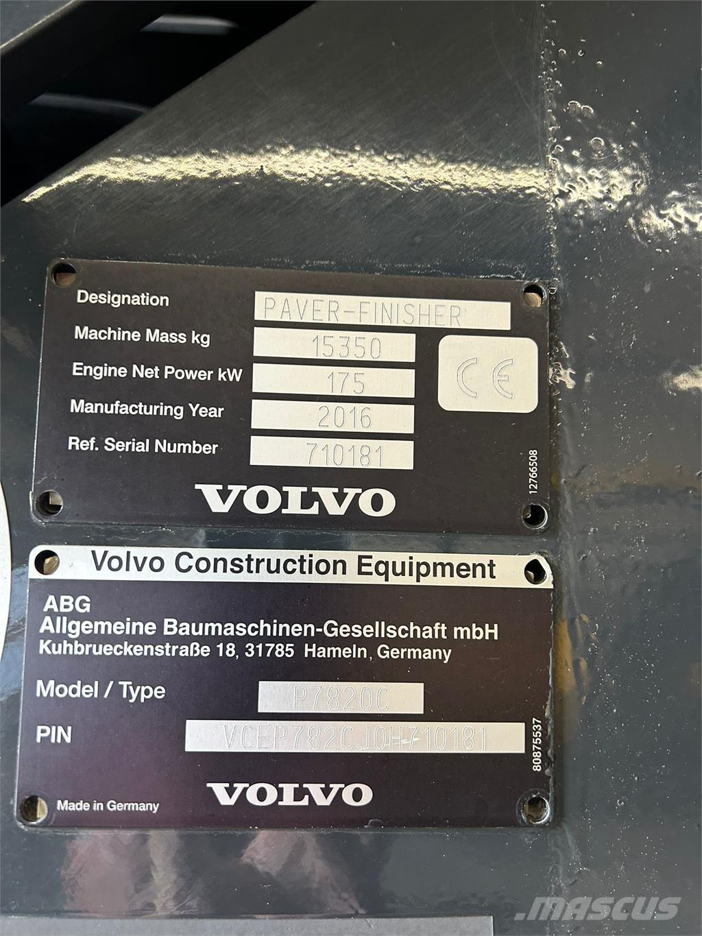  P7820C P7820C Машини за асфалт