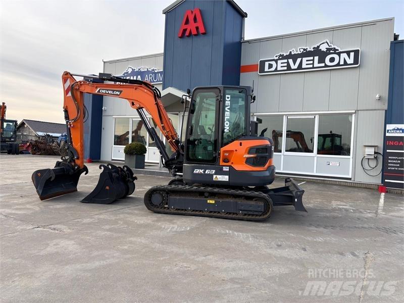 Develon DX63-7 Средни екскаватори 7т - 12т