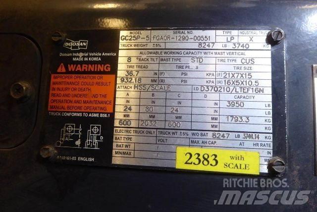 Doosan GC25P-5 Вилични кари-повдигачи - други