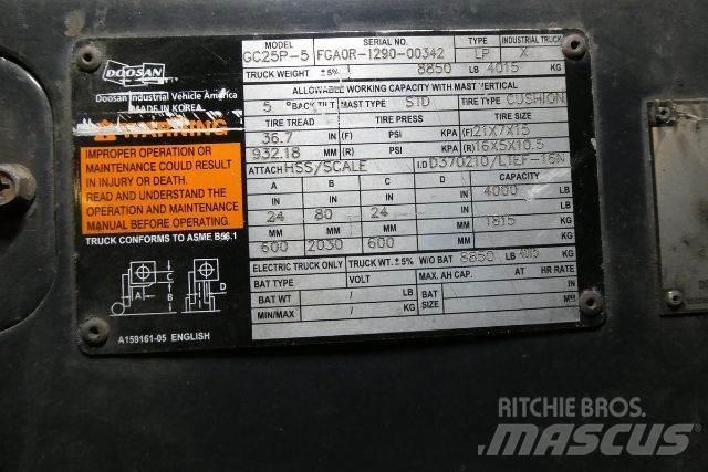 Doosan GC25P-5 Вилични кари-повдигачи - други