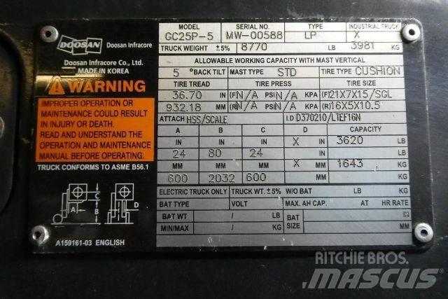 Doosan GC25P-5 Вилични кари-повдигачи - други