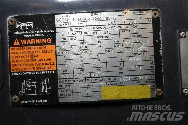 Doosan GC25P-5 Вилични кари-повдигачи - други