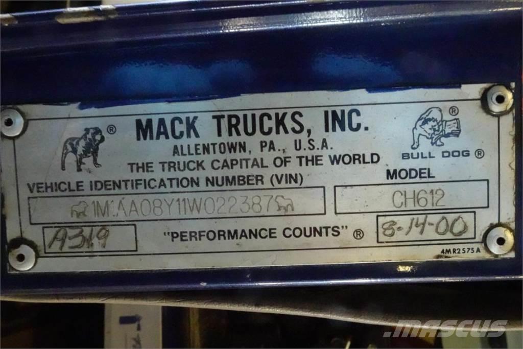 Mack CH612 Шаси кабини