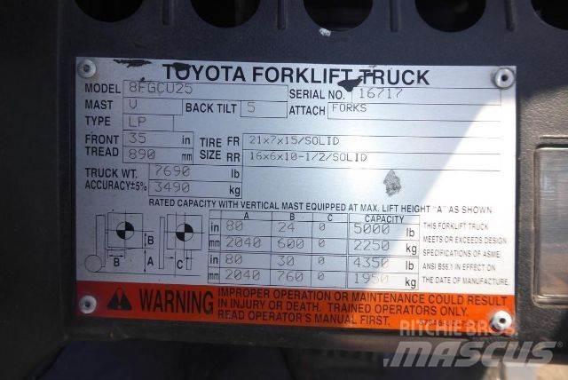 Toyota 8FGCU25 Вилични кари-повдигачи - други