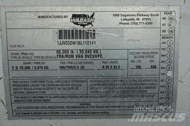 Wabash DVCVHPC Ремаркета фургони