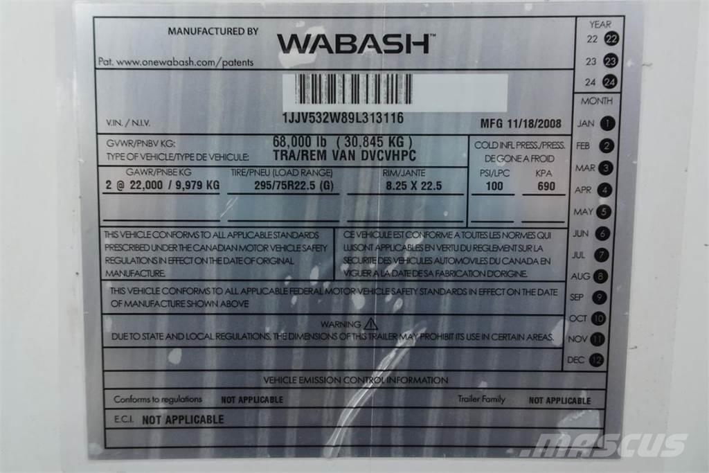 Wabash DVCVHPC Ремаркета фургони