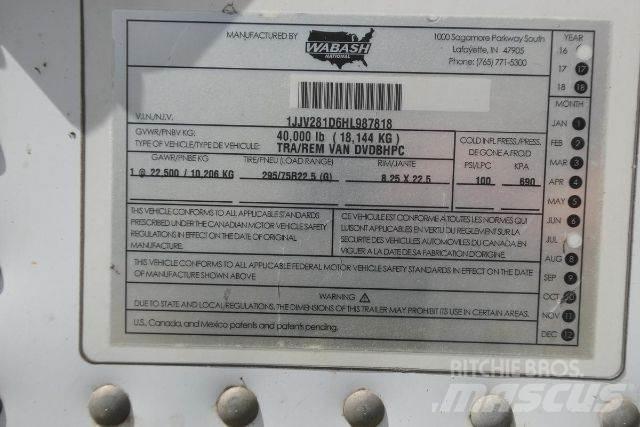 Wabash DVDBHPC Ремаркета фургони
