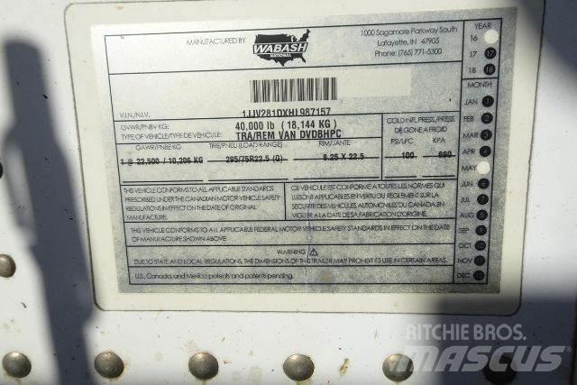 Wabash DVDBHPC Ремаркета фургони