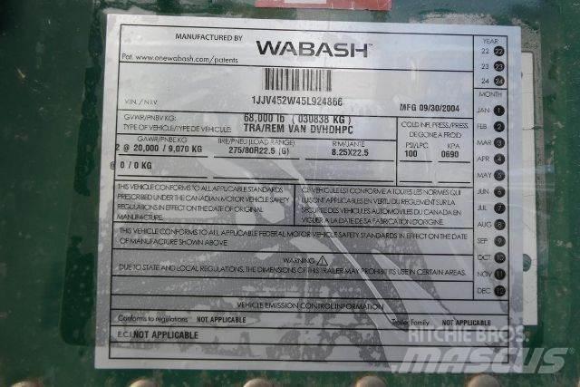 Wabash DVHDHPC Ремаркета фургони