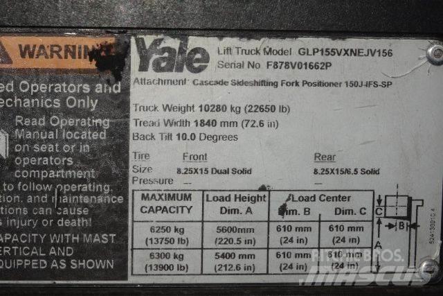 Yale GLP155VX Вилични кари-повдигачи - други