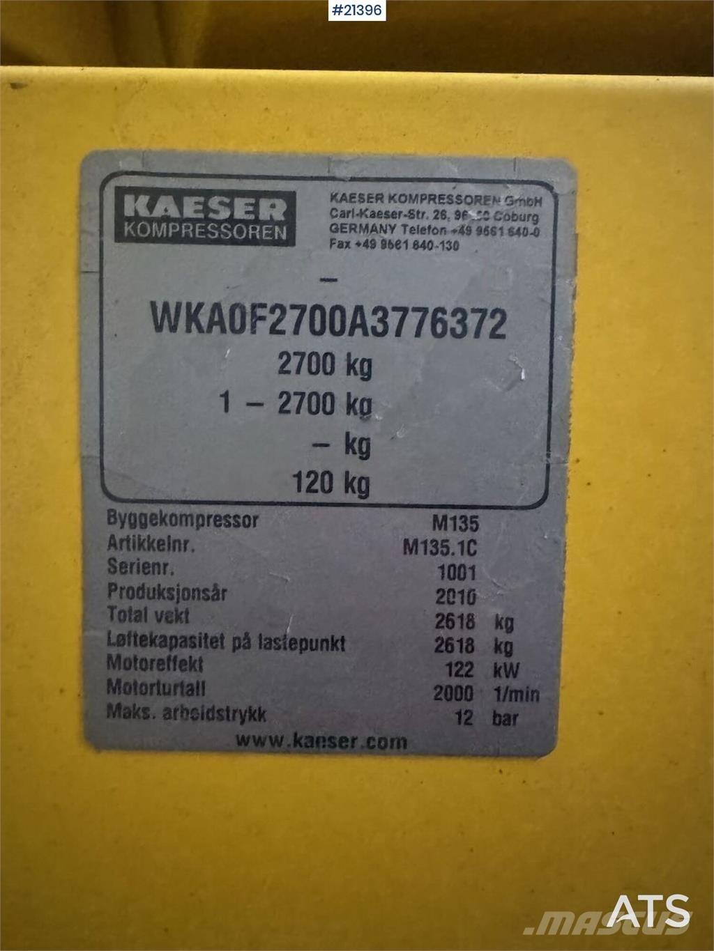 Kaeser M135 Компресори
