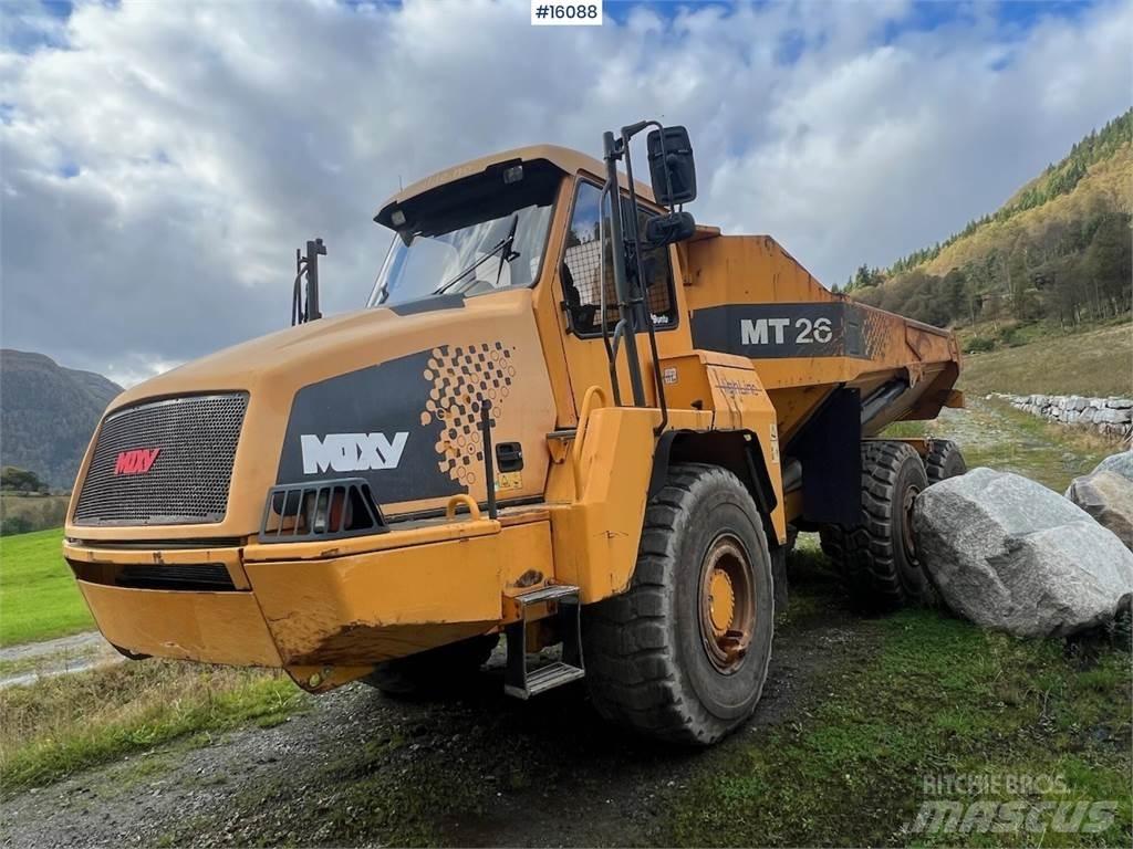 Moxy MT26 dumper. Странични самосвали