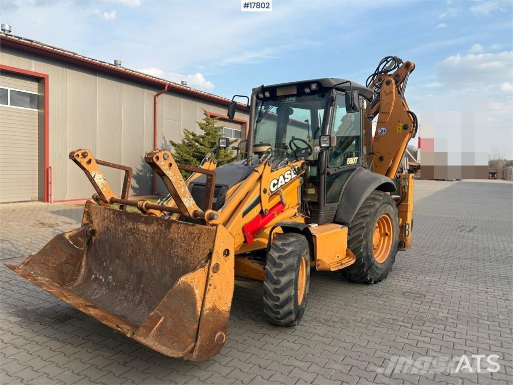 CASE 580T Товарач със заден ексватор