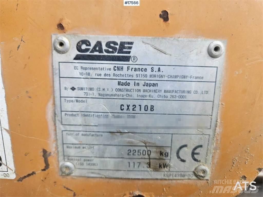 CASE CX210B Верижен екскаватор